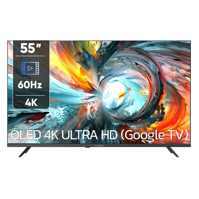 تلویزیون xvision 4K QLED سایز ۵۵ مدل 55XYU880G